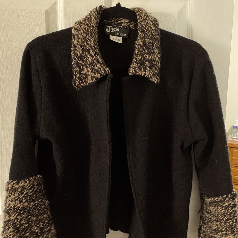 Knitted wool jacket